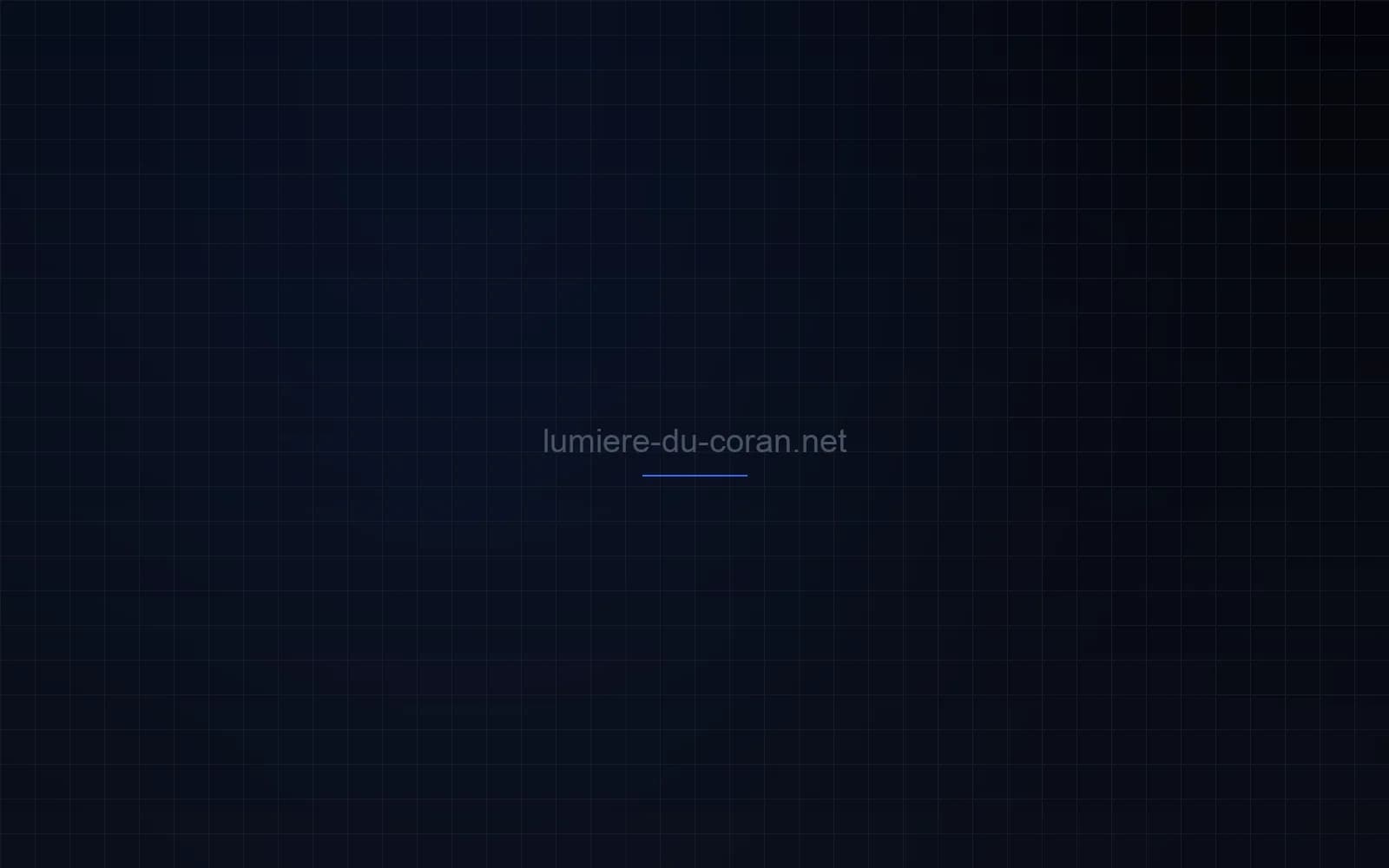 Aperçu du site La Lumière du Coran